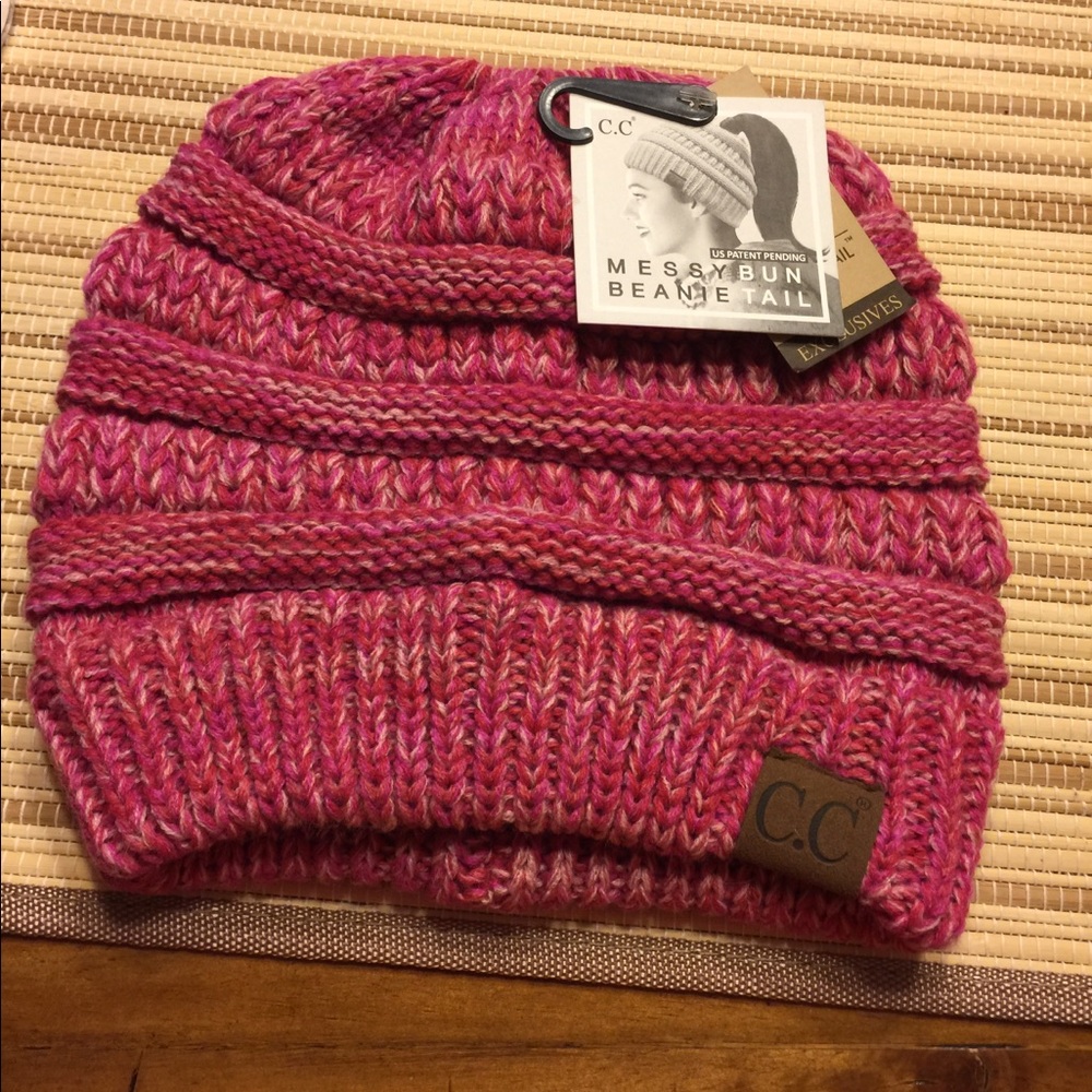 Winter Hat with Beanie Tail